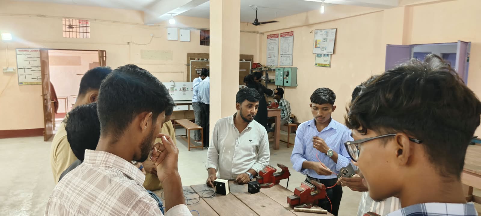 Welder practical training at Bharat Industrial Training Centre
