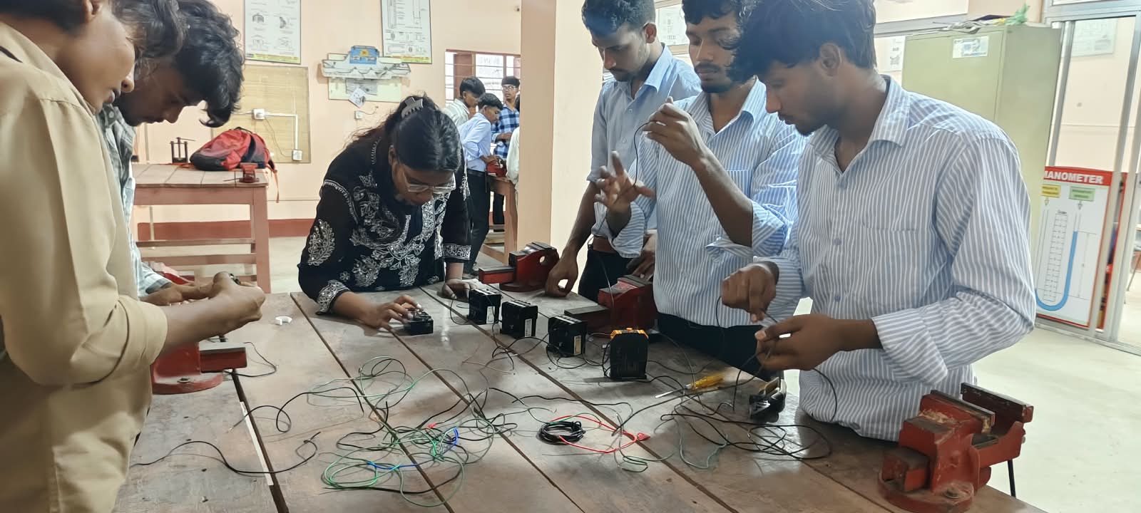 Bharat ITC students training