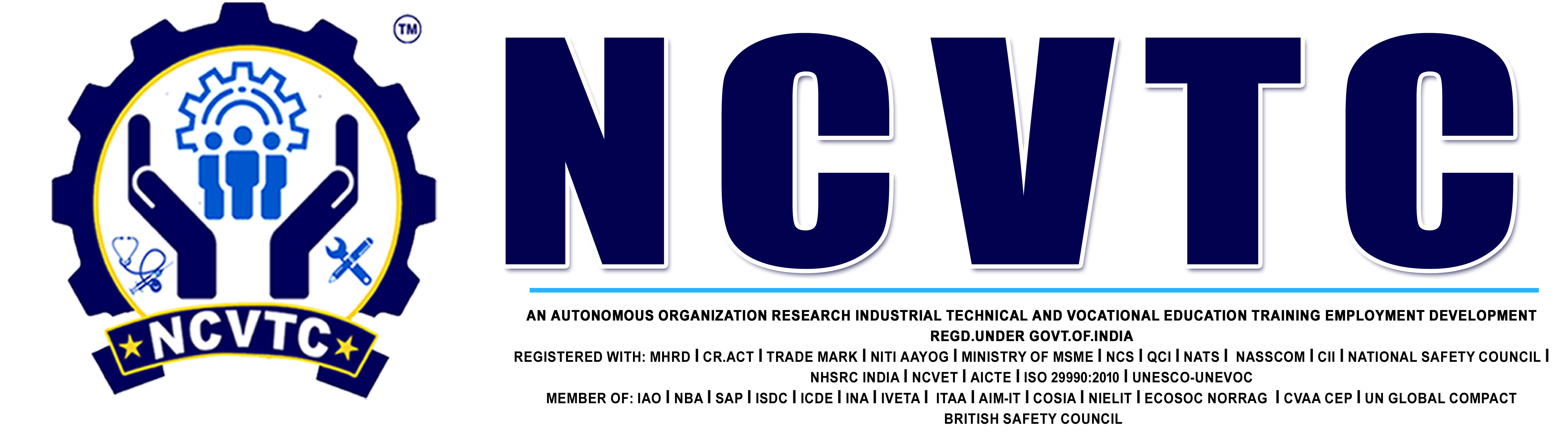 NCVT approval and affiliation